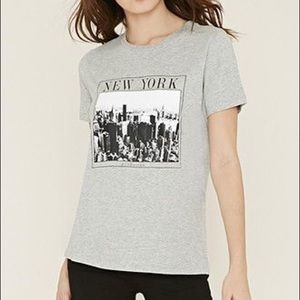 Forever 21 New York Graphic T-Shirt City Print